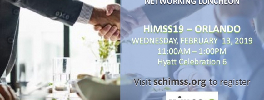 SC HIMSS Chapter Luncheon at HIMSS19